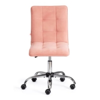 Кресло офисное Zero (розовый) флок - Изображение 5